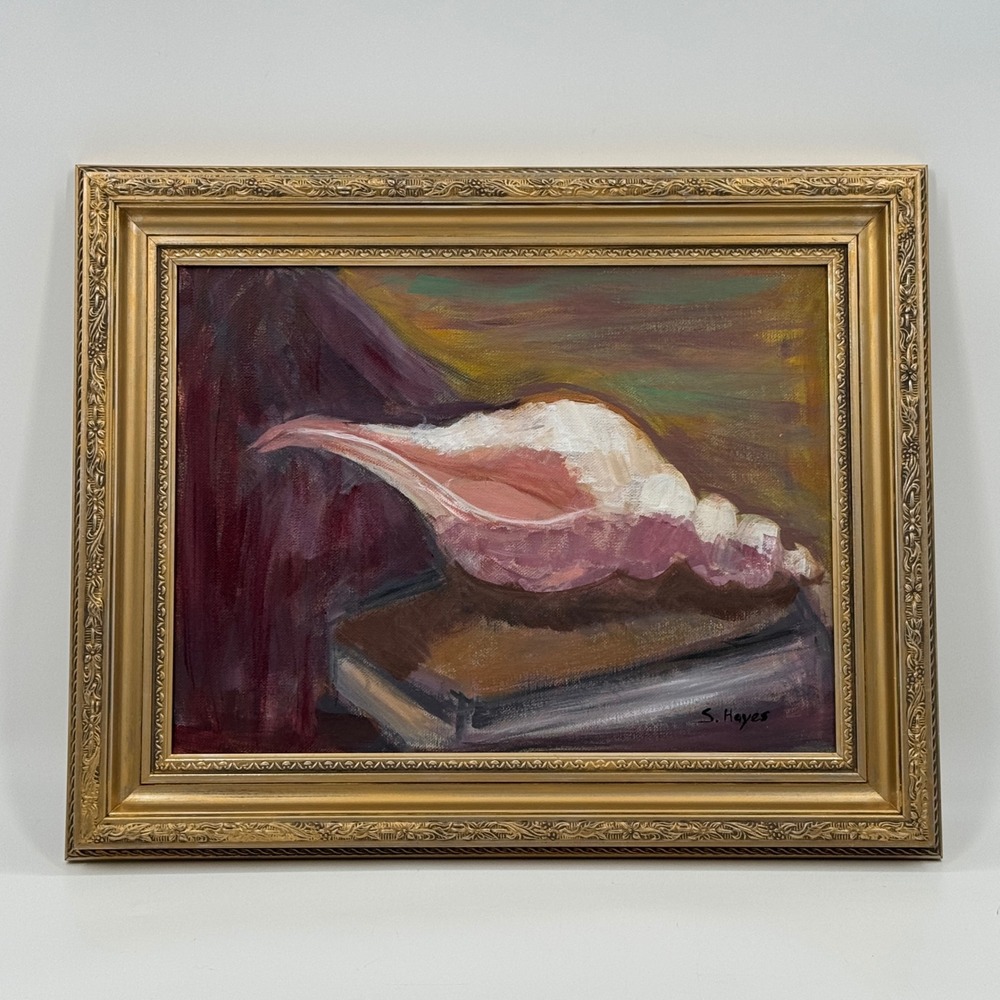 Original Contemporary Conch Shell Still Life Painting